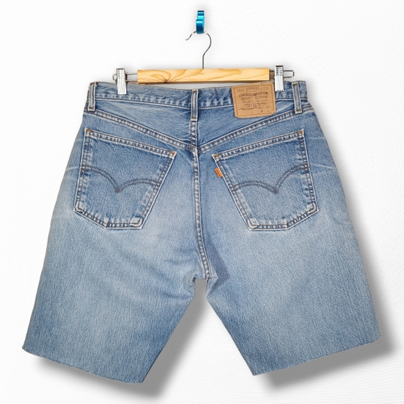 Levi's 615 Cutoff Jean Shorts Men's 34 Waist - Picture 2 of 6